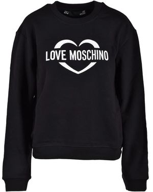 Love moschino rose sweatshirt outlet