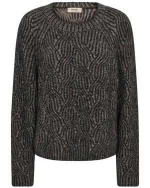 Mos Mosh Round-Neck Knitwear - Negro