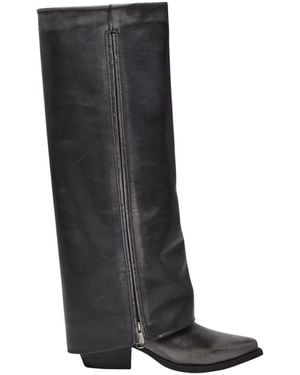 METISSE Cowboy Boots - Negro