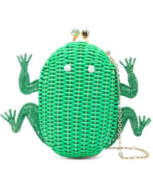 Serpui Mary Froglet Clutch Bag - Groen