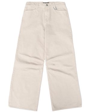HELIOT EMIL Wide Trousers - Natural