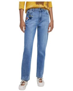 Desigual Straight Jeans - Azul
