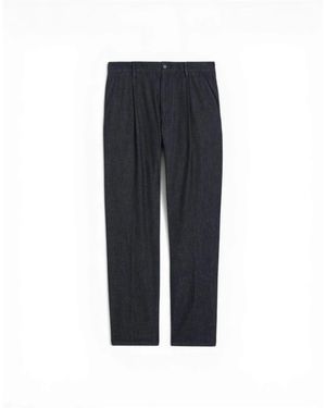 Aspesi Pantalone Mono Pince Denim Leggero - Blau