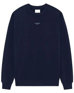 Drole de Monsieur Le Sweatshirt Slogan Classique - Blau