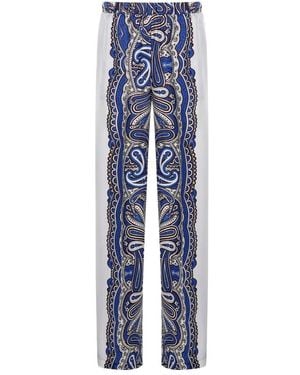 P.A.R.O.S.H. Wide Trousers - Azul
