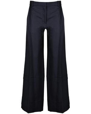 KHAITE Wide Pants - Blue
