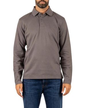 Herno Tops ,Grijs ,Katoen Polo Shirt