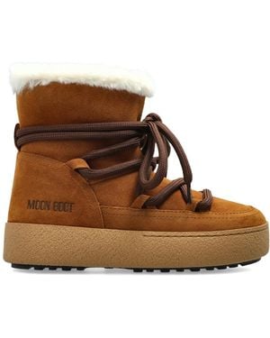 Moon Boot Schoenen ,Bruin ,Leer Mb Ltrack Sofia