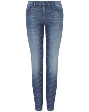 ARMANI EXCHANGE Skinny Fit Jeans - Blue