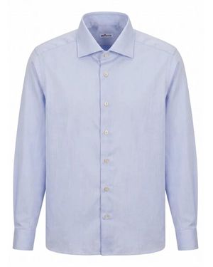 Kiton Overhemden ,Blauw ,Camicia