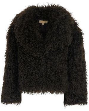 Michael Kors Faux Fur & Shearling Jackets - Black