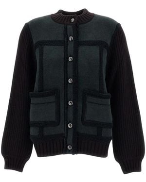 Barrie Color Block Vest - Zwart