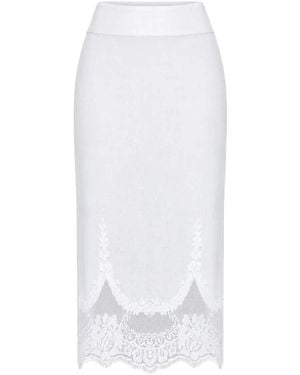 Twinset Pencil Skirts - Blanco