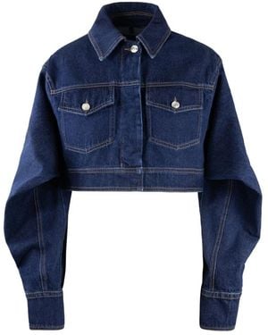 Sportmax Denim Jackets - Blue