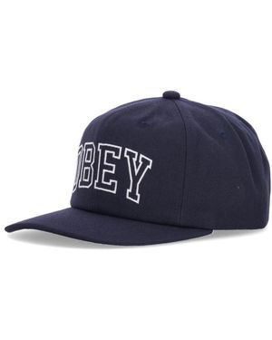 Obey Klassische Marineblau Snapback Kappe