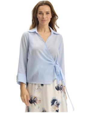 iN FRONT Blouses - Blue