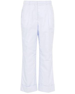 Officine Generale Wide Trousers - Blanco