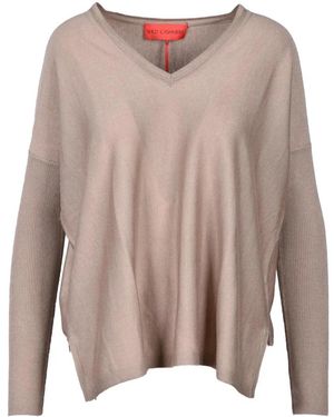 Wild Cashmere V-Neck Knitwear - Brown