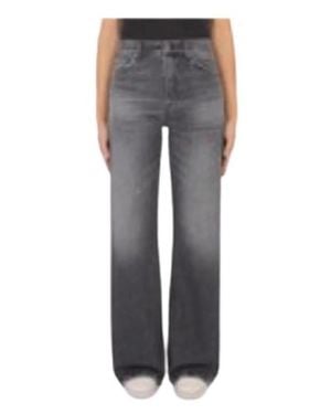Dondup Wide Jeans - Grigio