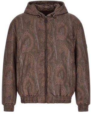 Etro Zip-Throughs - Brown