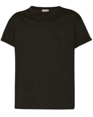 Liu Jo Schwarzes T-Shirt Mit Schwarzem Logo