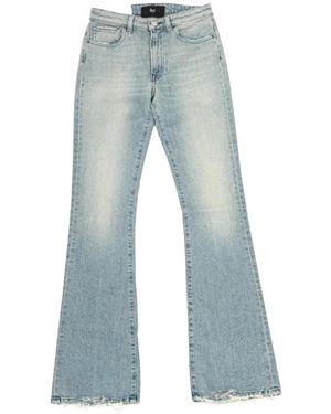 3x1 High-Waist Rechte Jeans - Blauw