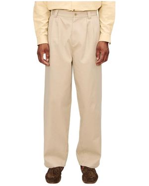 A.P.C. Wide Trousers - Natural