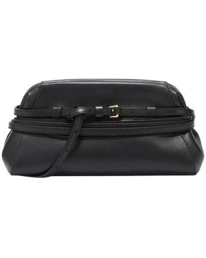 Moschino Tie Me Clutch - Schwarz