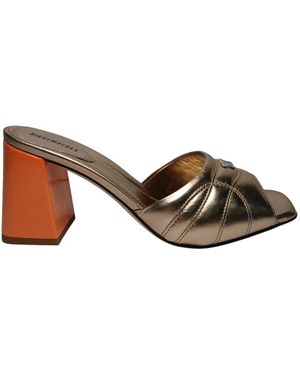 Bikkembergs Heeled Mules - Brown