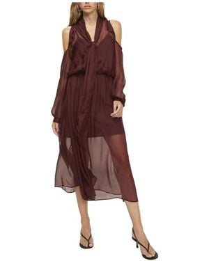 Isabelle Blanche Party Dresses - Brown