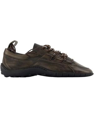 Samsøe & Samsøe Schoenen ,Bruin ,Leer Saastra Hybrid Flats 15939