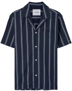 Les Deux Short Sleeve Shirts - Blu
