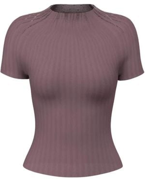 Guess Round-Neck Knitwear - Morado