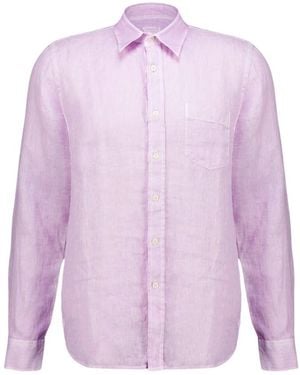 120% Lino Casual Shirts - Violet