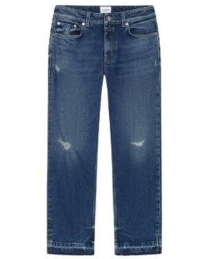Closed Cropped Jeans - Blue