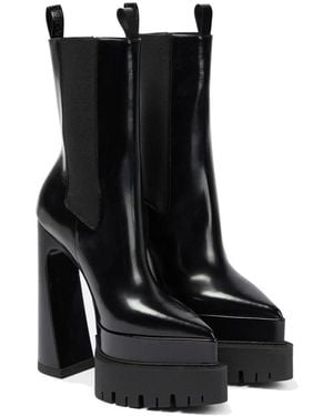 Versace Heeled Boots - Black