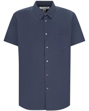 Comme des Garçons Short Sleeve Shirts - Blu