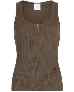 Patou Sleeveless Tops - Brown