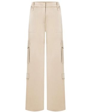 Cambio Wide Trousers - Natural