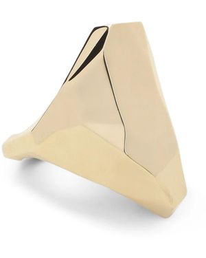 Lanvin Cubic Metal Ring - Naturel
