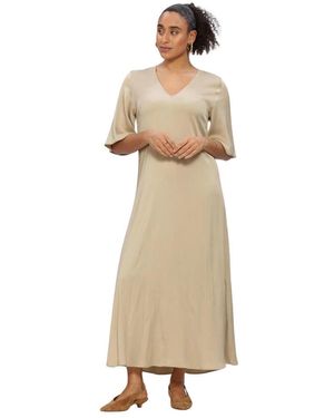 DRYKORN Tivona Maxi Jurk - Naturel