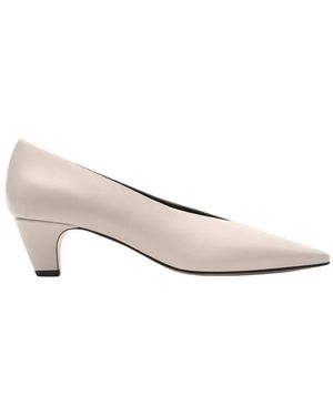 Parallèle Schoenen ,Leer Casina Pump - Wit