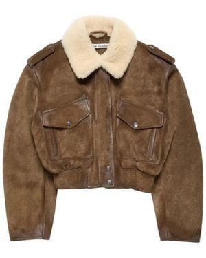 Acne Studios Bomber Jackets - Marrone
