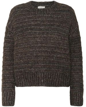 Kaffe Round-Neck Knitwear - Zwart