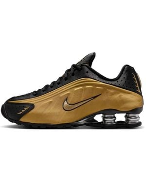 Nike Fitness ,Veelkleurig ,Leer Shox R4 - Bruin