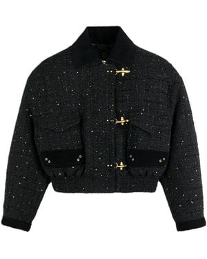 Fay Tweed Jackets - Noir