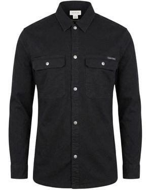 Calvin Klein Denim Shirts - Black