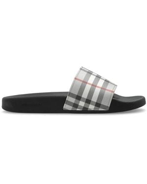 Burberry Sliders - Gris