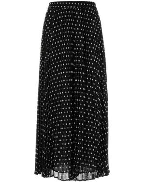 Michael Kors Rokken ,Zwart ,Printed Crepe Skirt