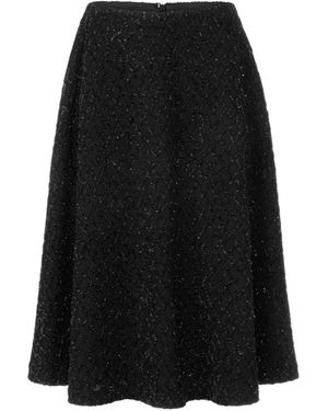 Marc Cain Elegante Midirok - Zwart